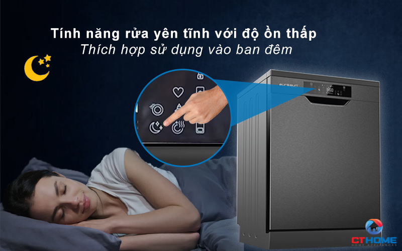 MÁY RỬA BÁT ĐỘC LẬP EUROSUN SMS80EU15E SERIES 8 14 BỘ  7