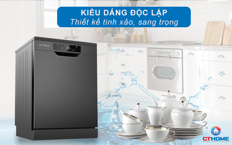 MÁY RỬA BÁT ĐỘC LẬP EUROSUN SMS80EU15E SERIES 8 14 BỘ  1