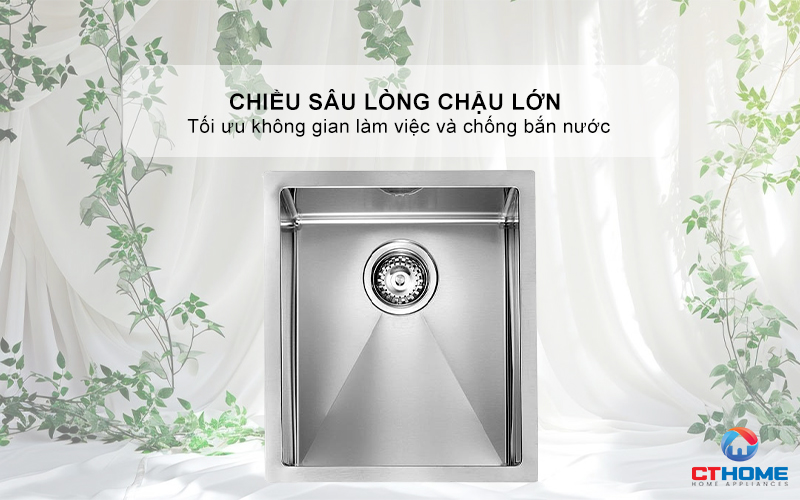 CHẬU RỬA BÁT 1 HỐC RỬA 012054 FILORAGGIATO 012054FILORAGGIATO 4