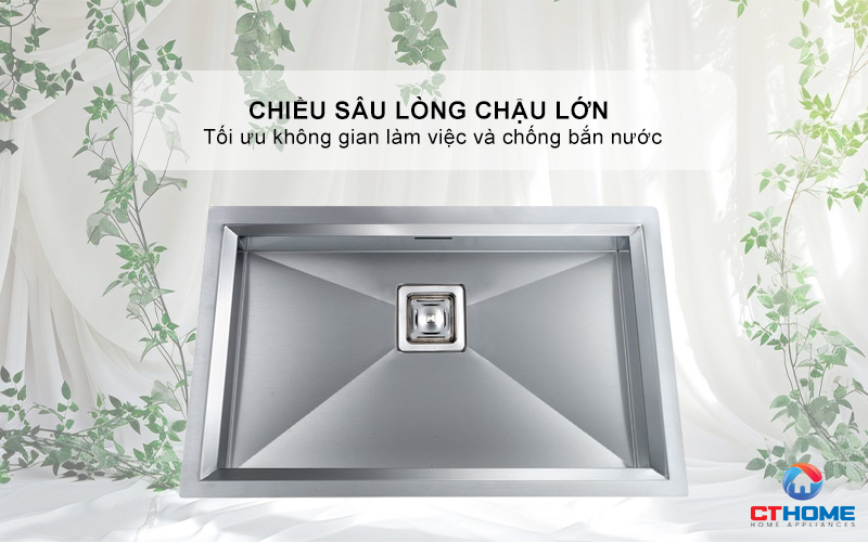 CHẬU RỬA BÁT 1 HỐC RỬA 012803 GLAMOUR 012803GLAMOUR 4