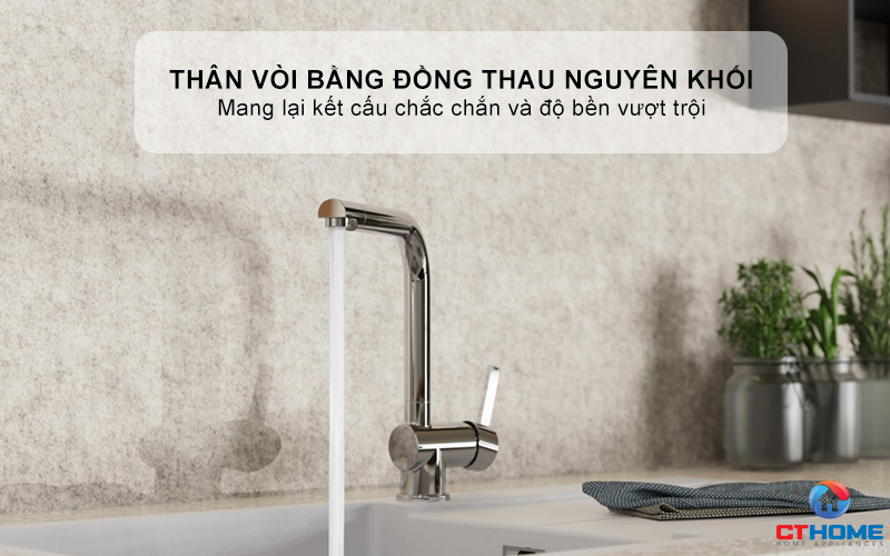 VÒI RỬA BÁT WASSERWERK 4 KITCHEN FAUCET CHROME - 700400 WASSERWERK4KITCHENFAUCETCHROME700400 5