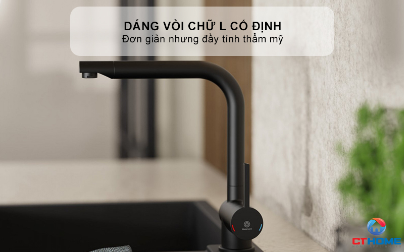 VÒI RỬA BÁT WASSERWERK 4 KITCHEN FAUCET BLACK - 700406 WASSERWERK4KITCHENFAUCETBLACK700406 2
