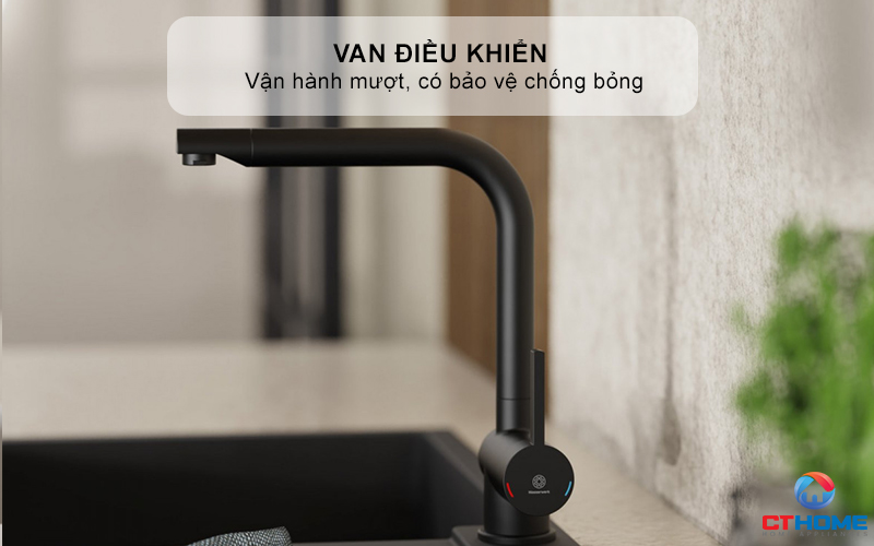VÒI RỬA BÁT WASSERWERK 4 KITCHEN FAUCET BLACK - 700406 WASSERWERK4KITCHENFAUCETBLACK700406 6