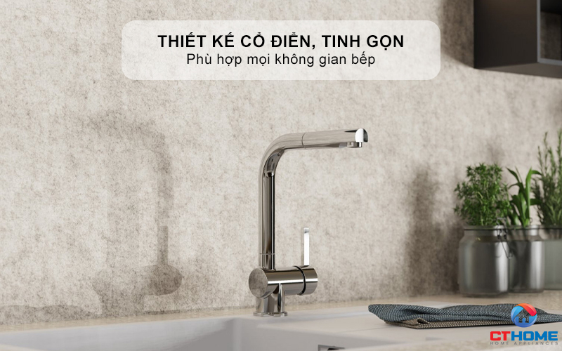 VÒI RỬA BÁT WASSERWERK 4 PULL - OUT KITCHEN FAUCET CHROME - 700410  WASSERWERK4PULLOUTKITCHENFAUCETCHROME700410 1