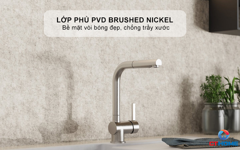 VÒI RỬA BÁT WK 4 PULL - OUT KITCHEN FAUCET STAINLESS STEEL LOOK - 700415 WK4PULLOUTKITCHENFAUCETSTAINLESSSTEELLOOK700415 3