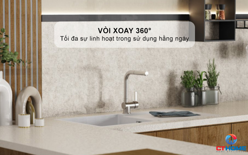 VÒI RỬA BÁT WK 4 PULL - OUT KITCHEN FAUCET STAINLESS STEEL LOOK - 700415 WK4PULLOUTKITCHENFAUCETSTAINLESSSTEELLOOK700415 6