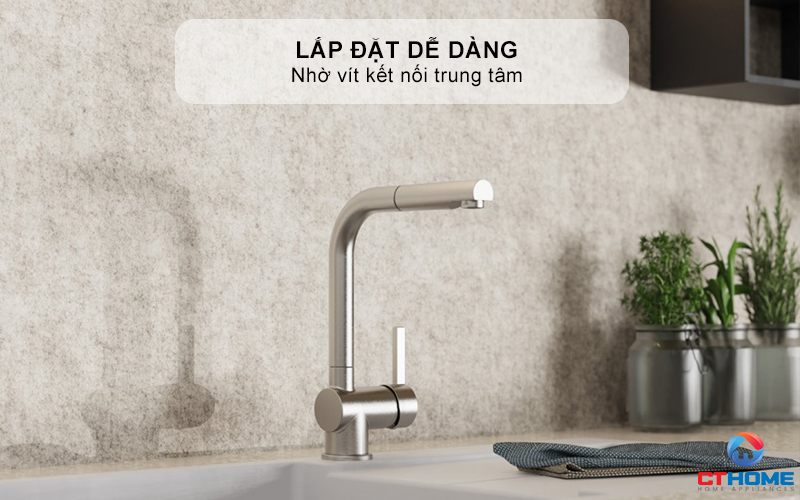 VÒI RỬA BÁT WK 4 PULL - OUT KITCHEN FAUCET STAINLESS STEEL LOOK - 700415 WK4PULLOUTKITCHENFAUCETSTAINLESSSTEELLOOK700415 9