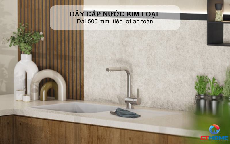 VÒI RỬA BÁT WK 4 PULL - OUT KITCHEN FAUCET STAINLESS STEEL LOOK - 700415 WK4PULLOUTKITCHENFAUCETSTAINLESSSTEELLOOK700415 10