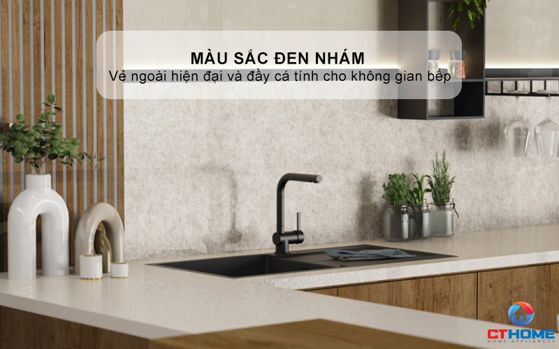 VÒI RỬA BÁT WK 4 PULL - OUT KITCHEN FAUCET BLACK - 700416 WK4PULLOUTKITCHENFAUCETBLACK700416 3