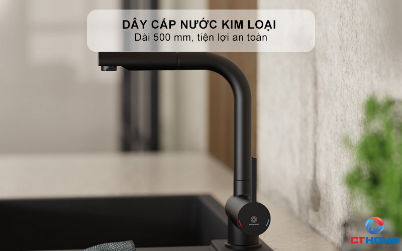 VÒI RỬA BÁT WK 4 PULL - OUT KITCHEN FAUCET BLACK - 700416 WK4PULLOUTKITCHENFAUCETBLACK700416 11