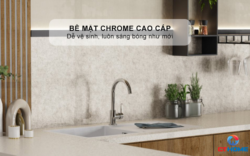 VÒI RỬA BÁT WASSERWERK 5 KITCHEN FAUCET CHROME - 700500   WASSERWERK5KITCHENFAUCETCHROME700500 4