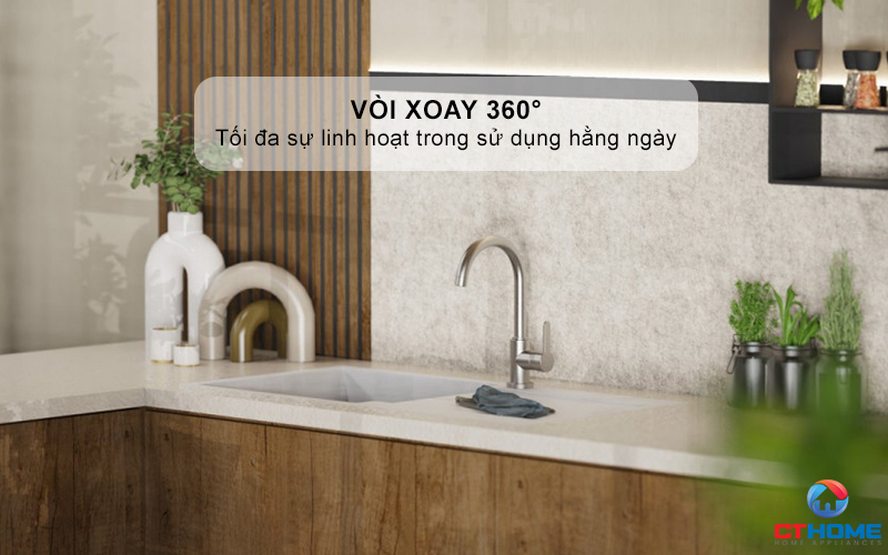 VÒI RỬA BÁT WASSERWERK 5 KITCHEN FAUCET STAINLESS STEEL LOOK - 700505 WASSERWERK5KITCHENFAUCETSTAINLESSSTEELLOOK700505 3