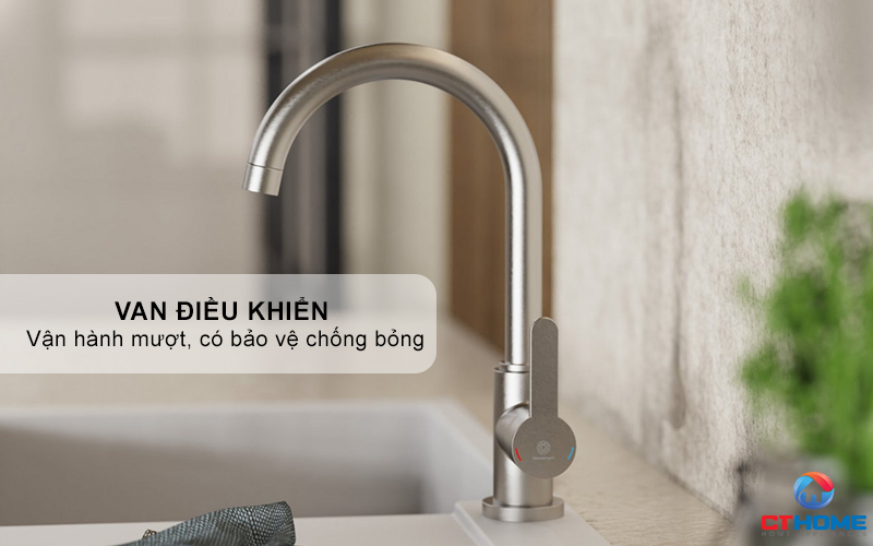 VÒI RỬA BÁT WASSERWERK 5 KITCHEN FAUCET STAINLESS STEEL LOOK - 700505 WASSERWERK5KITCHENFAUCETSTAINLESSSTEELLOOK700505 6