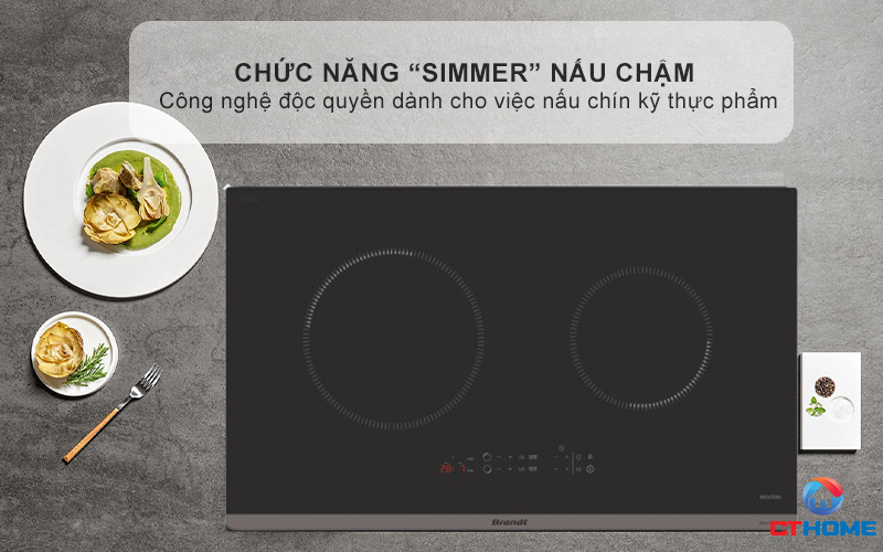BẾP TỪ 2 VÙNG NẤU BRANDT BPI272UBL 3600W MÀU ĐEN 6