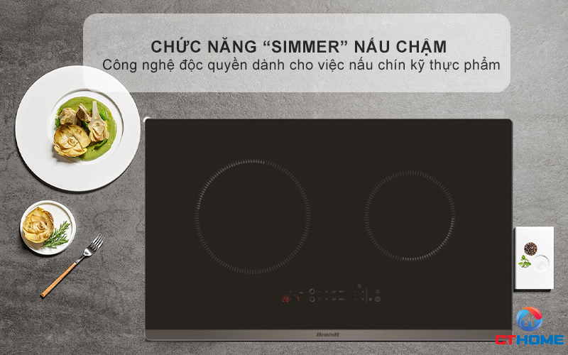 BẾP TỪ 2 VÙNG NẤU BRANDT BPI6230BL 3600W MÀU ĐEN 6