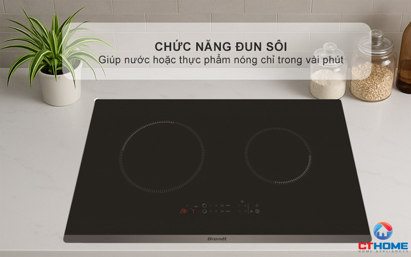 BẾP TỪ 2 VÙNG NẤU BRANDT BPI6230BL 3600W MÀU ĐEN 7