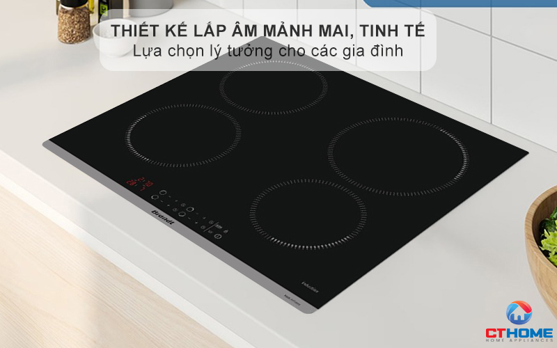 BẾP TỪ 4 VÙNG NẤU BRANDT BPI6410B 3000W MÀU ĐEN 1