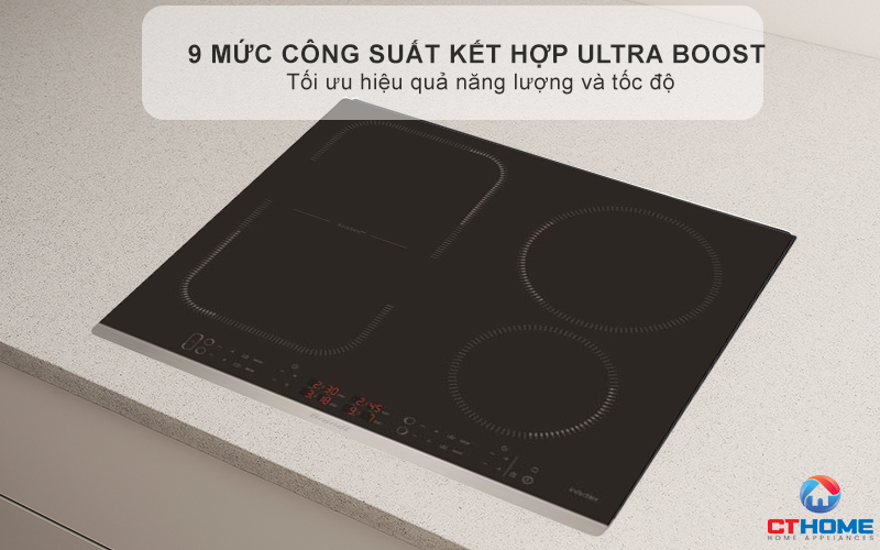 BẾP TỪ 4 VÙNG NẤU BRANDT BPI6449X 7200W MÀU ĐEN 5