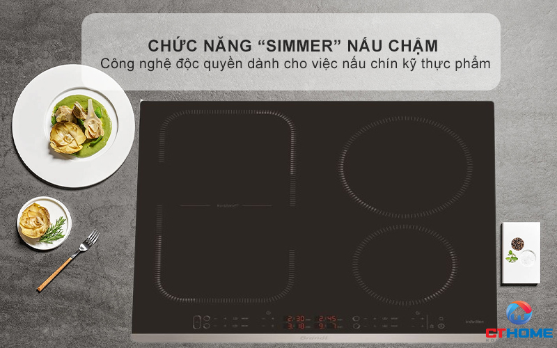 BẾP TỪ 4 VÙNG NẤU BRANDT BPI6449X 7200W MÀU ĐEN 6