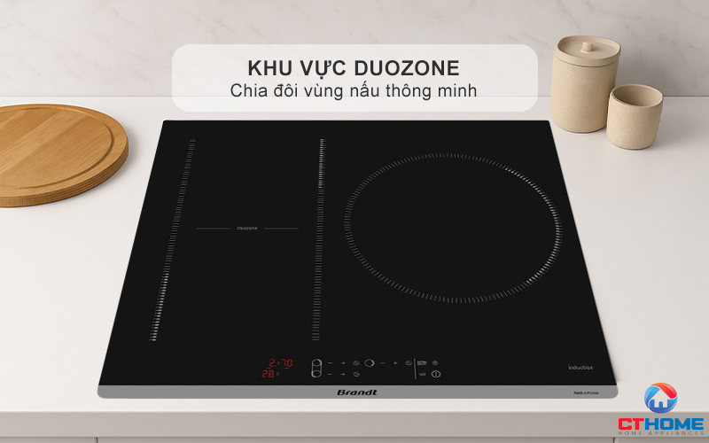 BẾP TỪ 3 VÙNG NẤU BRANDT BPI163DUB 7400W MÀU ĐEN 6