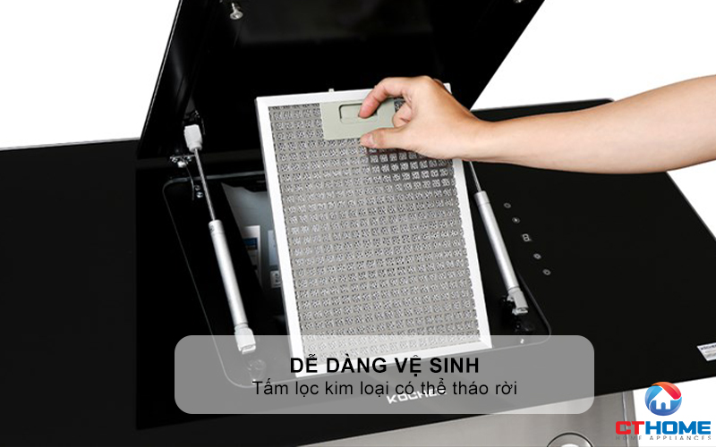 MÁY HÚT MÙI VÁT KÍNH KOCHER  K-2080V NGANG 900MM K2080V 9