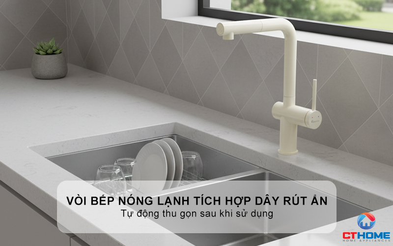 VÒI RỬA BÁT DÂY RÚT KONOX STREAM SMART NUDE STREAMSMARTNUDE 3