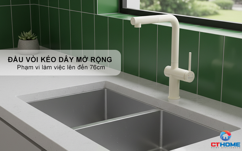 VÒI RỬA BÁT DÂY RÚT KONOX STREAM SMART NUDE STREAMSMARTNUDE 5