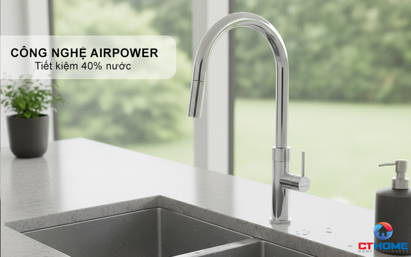 VÒI RỬA BÁT DÂY RÚT KONOX LASI CHROME LASICHROME 7