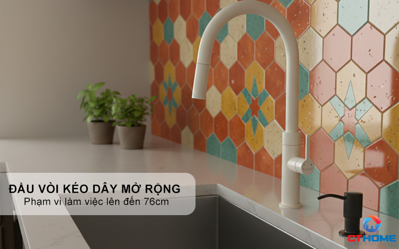 VÒI RỬA BÁT DÂY RÚT KONOX LASI NUDE LASINUDE 5