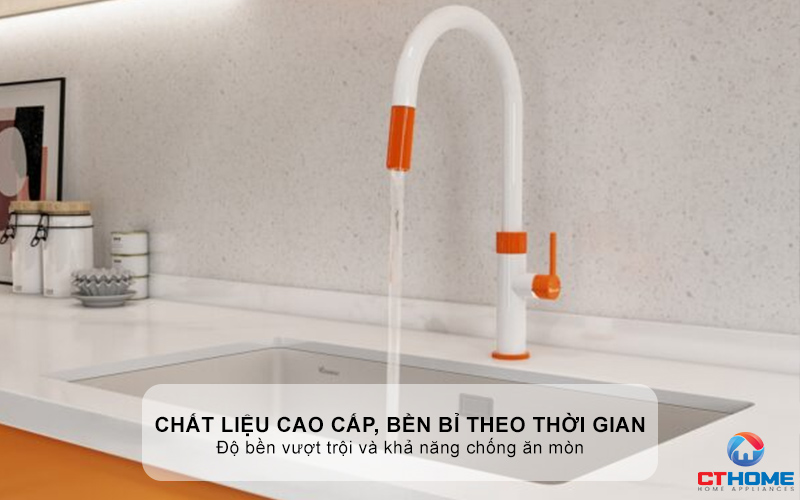 VÒI RỬA BÁT DÂY RÚT KONOX LASI ORANGE LASIORANGE 2