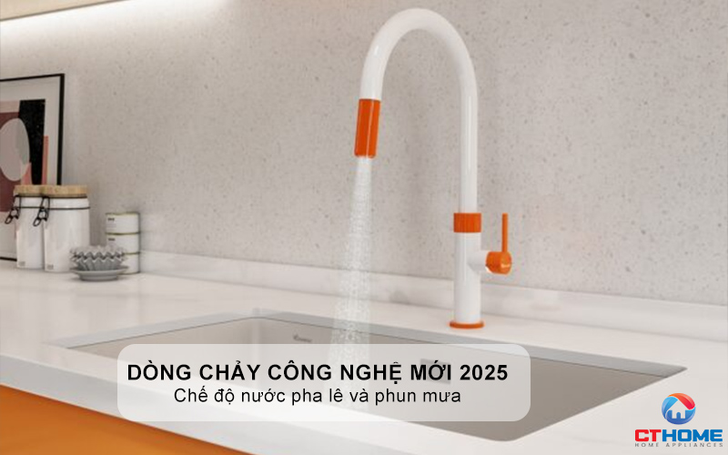 VÒI RỬA BÁT DÂY RÚT KONOX LASI ORANGE LASIORANGE 4