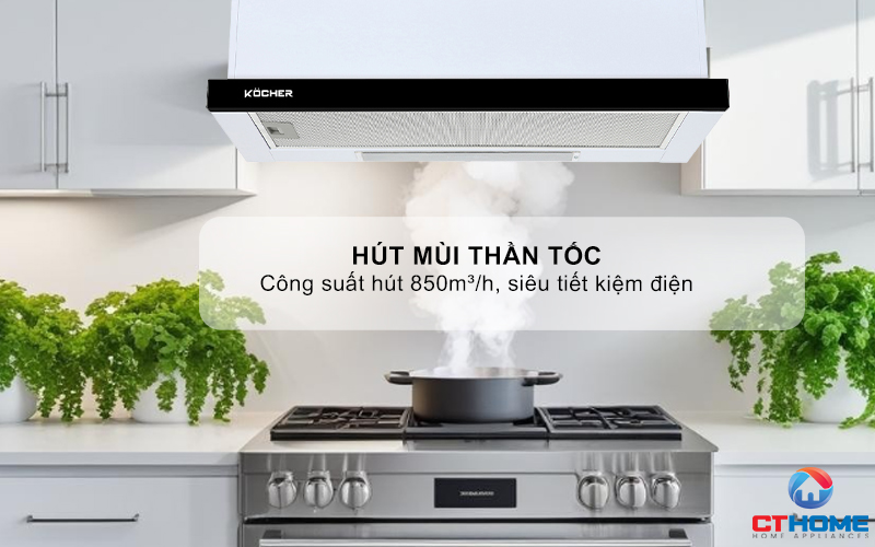 MÁY HÚT MÙI ÂM TỦ RÚT KÉO  KOCHER K-6270BL K6270BL 2