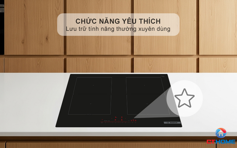 BẾP TỪ BOSCH 4 VÙNG NẤU PVQ61RHB1E SERIE 6 7400W 6