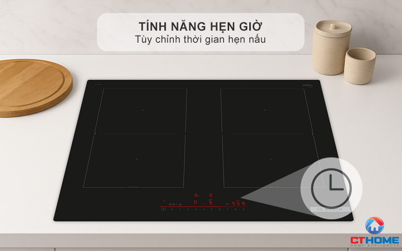 BẾP TỪ BOSCH 4 VÙNG NẤU PVQ61RHB1E SERIE 6 7400W 10