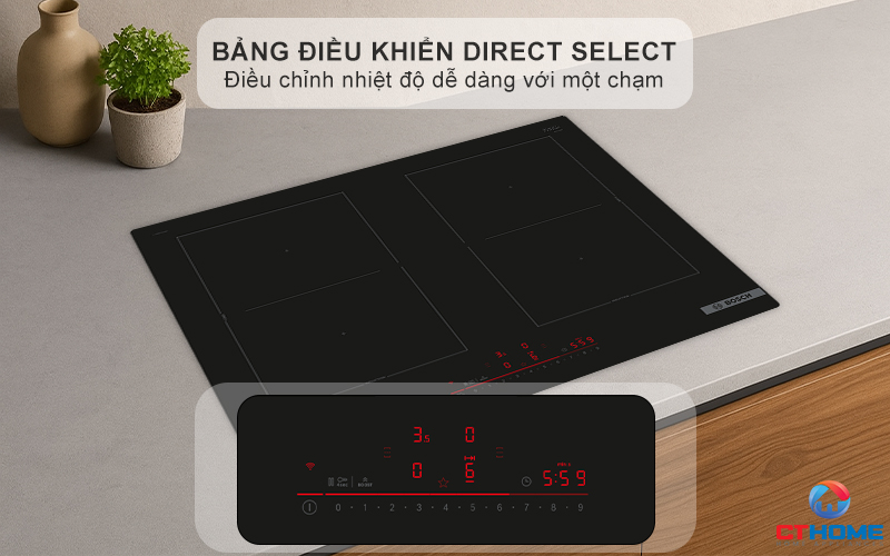 BẾP TỪ BOSCH 4 VÙNG NẤU PVQ61RHB1E SERIE 6 7400W 4