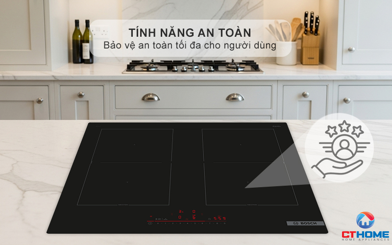 BẾP TỪ BOSCH 4 VÙNG NẤU PVQ61RHB1E SERIE 6 7400W 13