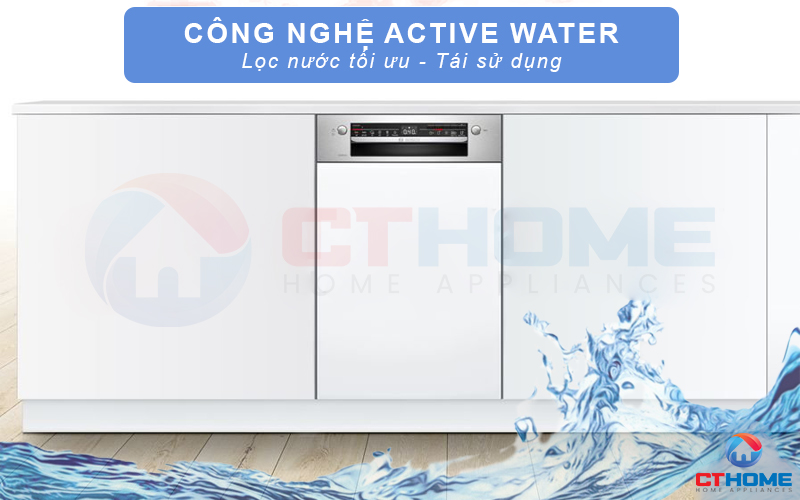 Công nghệ ActiveWater cảm biến nước để tối ưu hiệu quả sử dụng