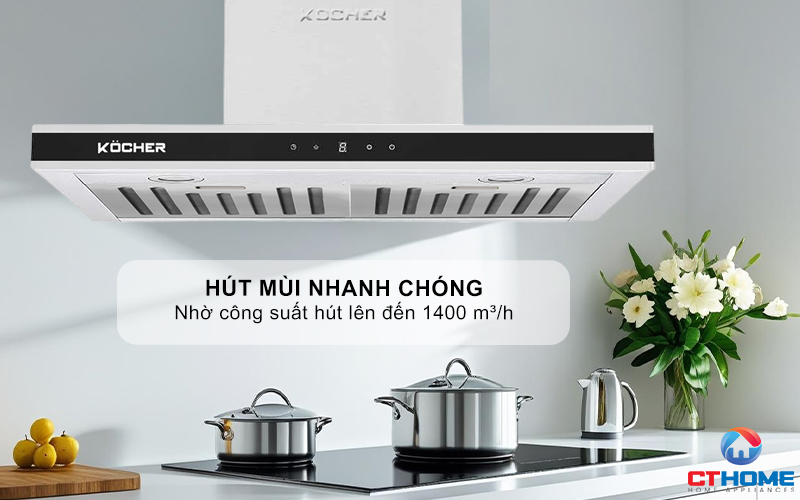 MÁY HÚT MÙI CHỮ T KOCHER K-225C PRO NGANG 700MM KOCHERK225CPRO 2