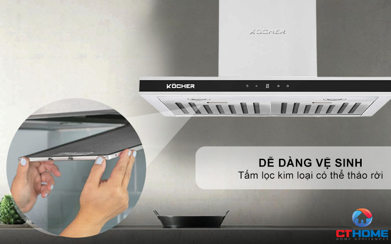 MÁY HÚT MÙI CHỮ T KOCHER K-225C PRO NGANG 700MM KOCHERK225CPRO 4