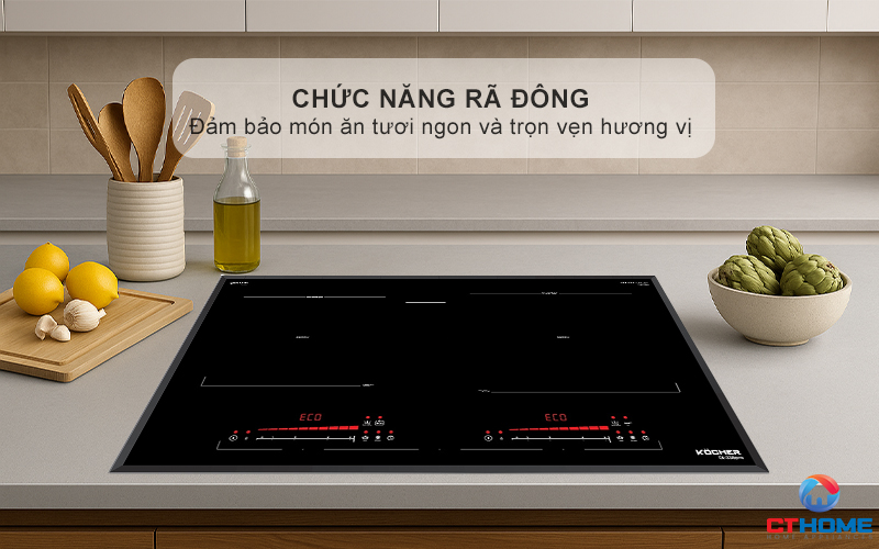 BẾP TỪ 2 VÙNG NẤU KOCHER DI-338PRO MÀU ĐEN DI338PRO 4