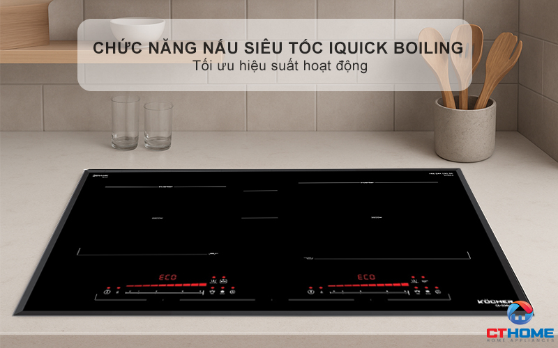 BẾP TỪ 2 VÙNG NẤU KOCHER DI-338PRO MÀU ĐEN DI338PRO 8