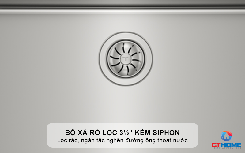 CHẬU CHẬU RỬA BÁT INOX TEKA 1 HỐC RỬA BE LINEA RS15 50.40 BELINEARS155040 6