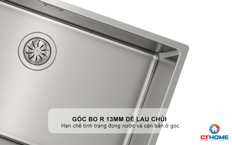 CHẬU RỬA BÁT INOX TEKA 1 HỐ RỬA BE LINEA RS15 71.40 BELINEARS157140 5