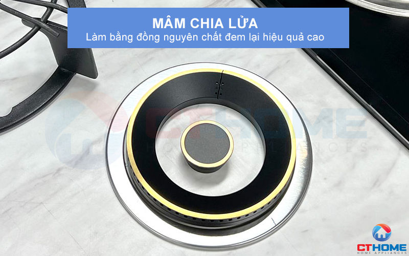 Mâm chia lửa bằng đồng nguyên chất đem lại hiệu quả cao