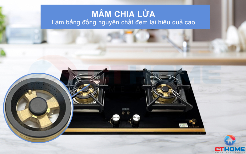 Mâm chia lửa bằng đồng nguyên chất đem lại hiệu quả cao