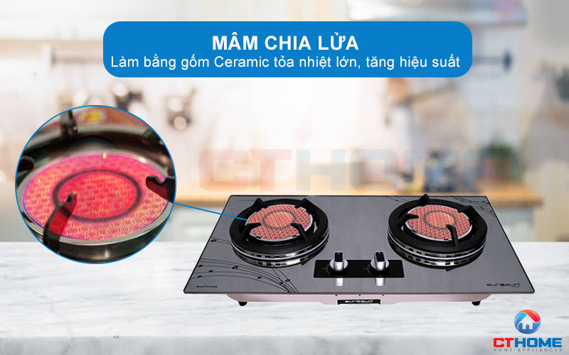 Mâm phát nhiệt bằng gốm Ceramic tỏa nhiệt lớn, tăng hiệu suất