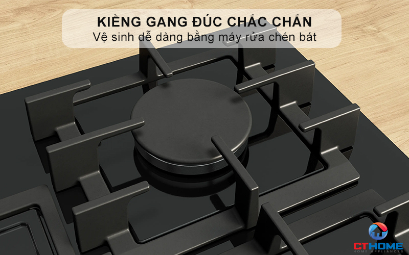 Kiềng gang đúc chắc chắn - Vệ sinh dễ dàng bằng máy rửa chén bát