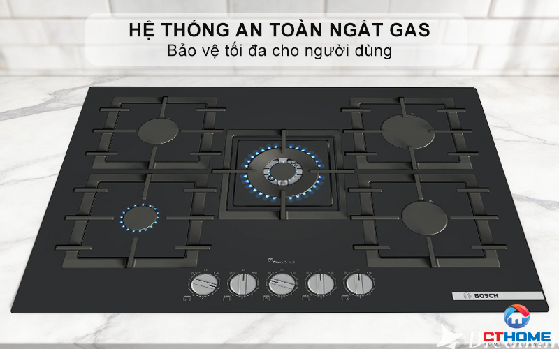Hệ thống an toàn ngắt gas – Bảo vệ tối đa cho người dùng