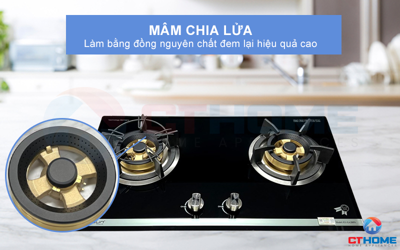 Mâm chia lửa bằng đồng nguyên chất đem lại hiệu quả cao