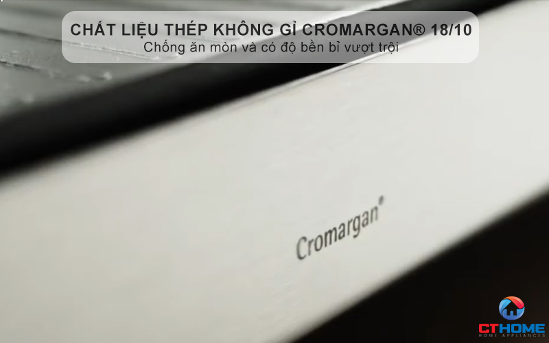Chất liệu thép không gỉ Cromargan® 18/10